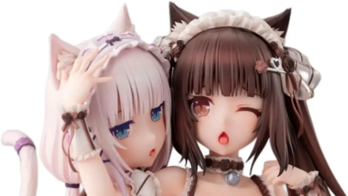 Eclipse Feather Nekopara Figure Chocolat Vanilla with Bases Set