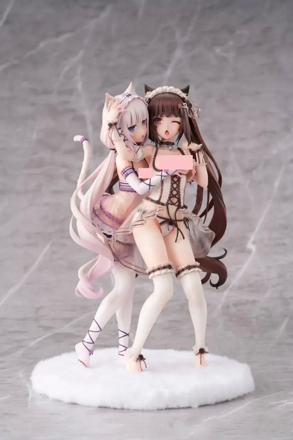 Eclipse Feather Nekopara Figure Chocolat Vanilla with Bases Set