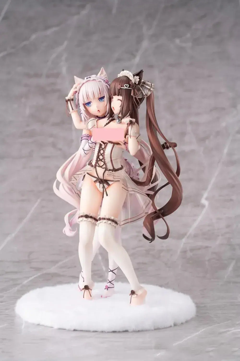 Eclipse Feather Nekopara Figure Chocolat Vanilla with Bases Set
