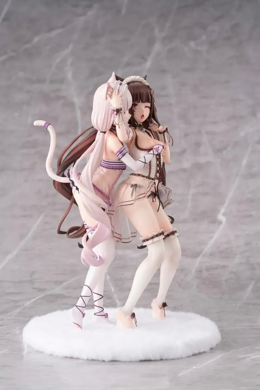 Eclipse Feather Nekopara Figure Chocolat Vanilla with Bases Set