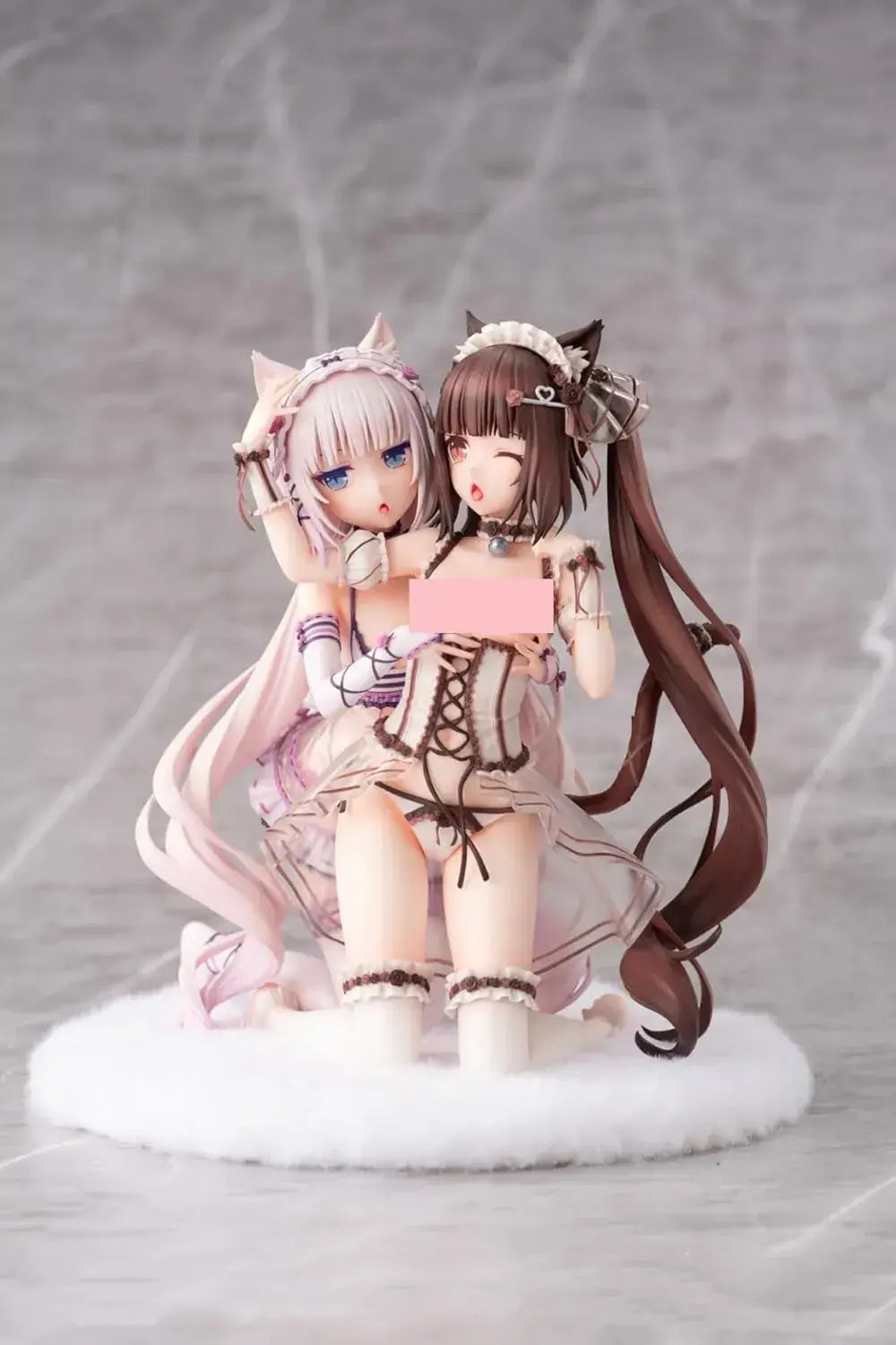 Eclipse Feather Nekopara Figure Chocolat Vanilla with Bases Set