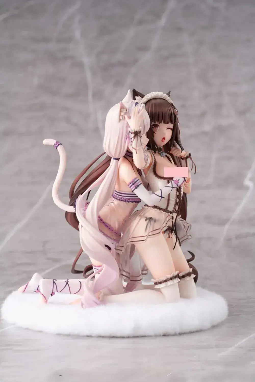 Eclipse Feather Nekopara Figure Chocolat Vanilla with Bases Set