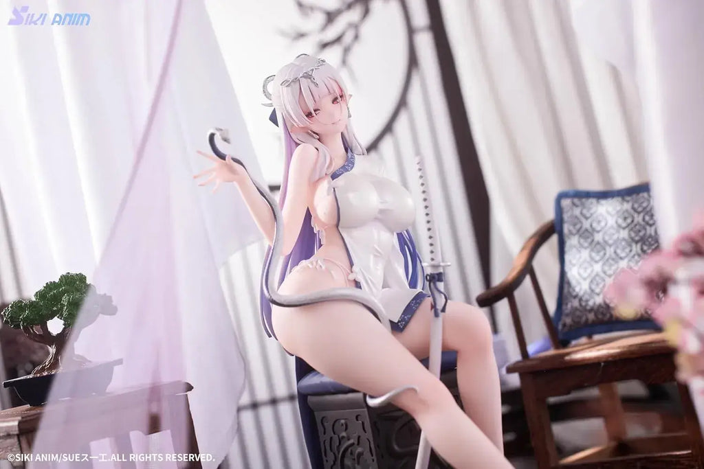 Siki Anim Blue & White Snake 1/7 Scale PVC ABS Pre-painted Figure