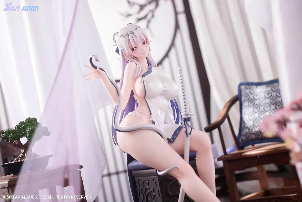 Siki Anim Blue & White Snake 1/7 Scale PVC ABS Pre-painted Figure