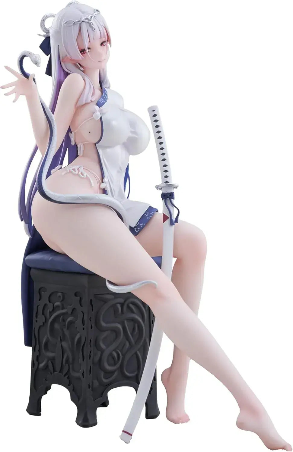 Siki Anim Blue & White Snake 1/7 Scale PVC ABS Pre-painted Figure