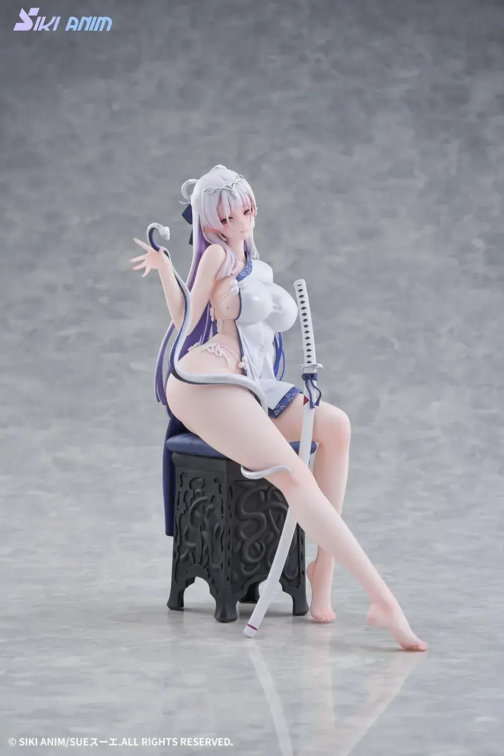 Siki Anim Blue & White Snake 1/7 Scale PVC ABS Pre-painted Figure