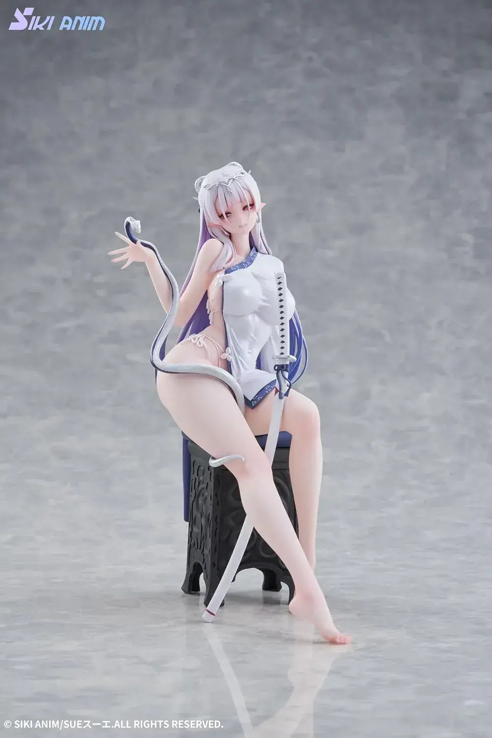 Siki Anim Blue & White Snake 1/7 Scale PVC ABS Pre-painted Figure