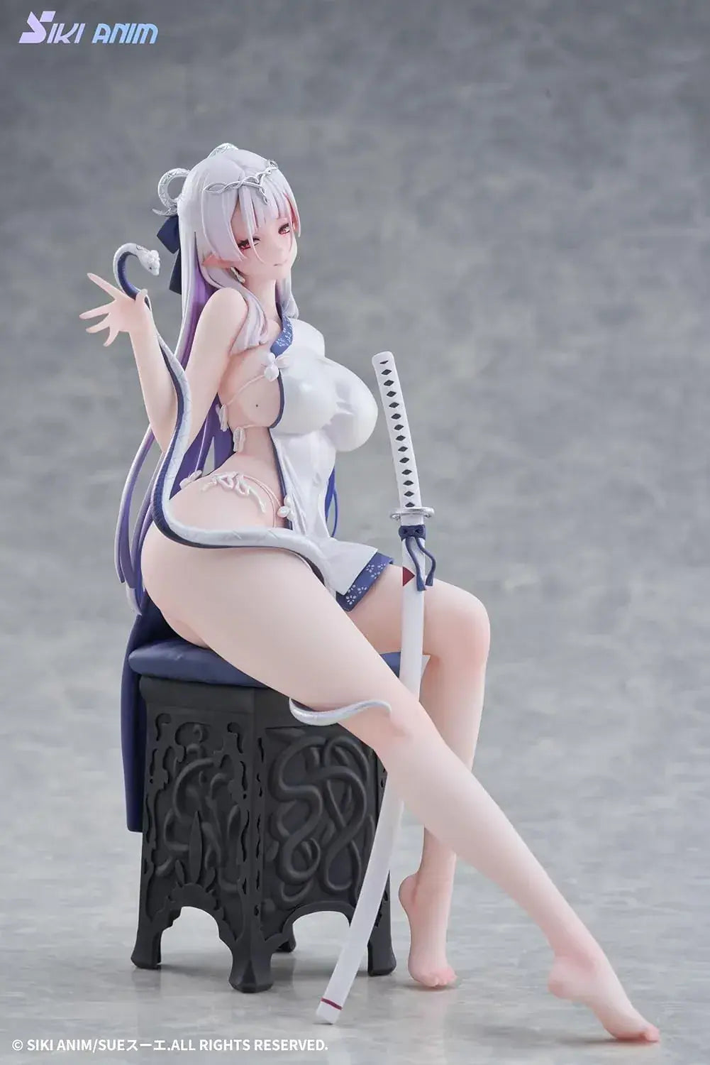 Siki Anim Blue & White Snake 1/7 Scale PVC ABS Pre-painted Figure