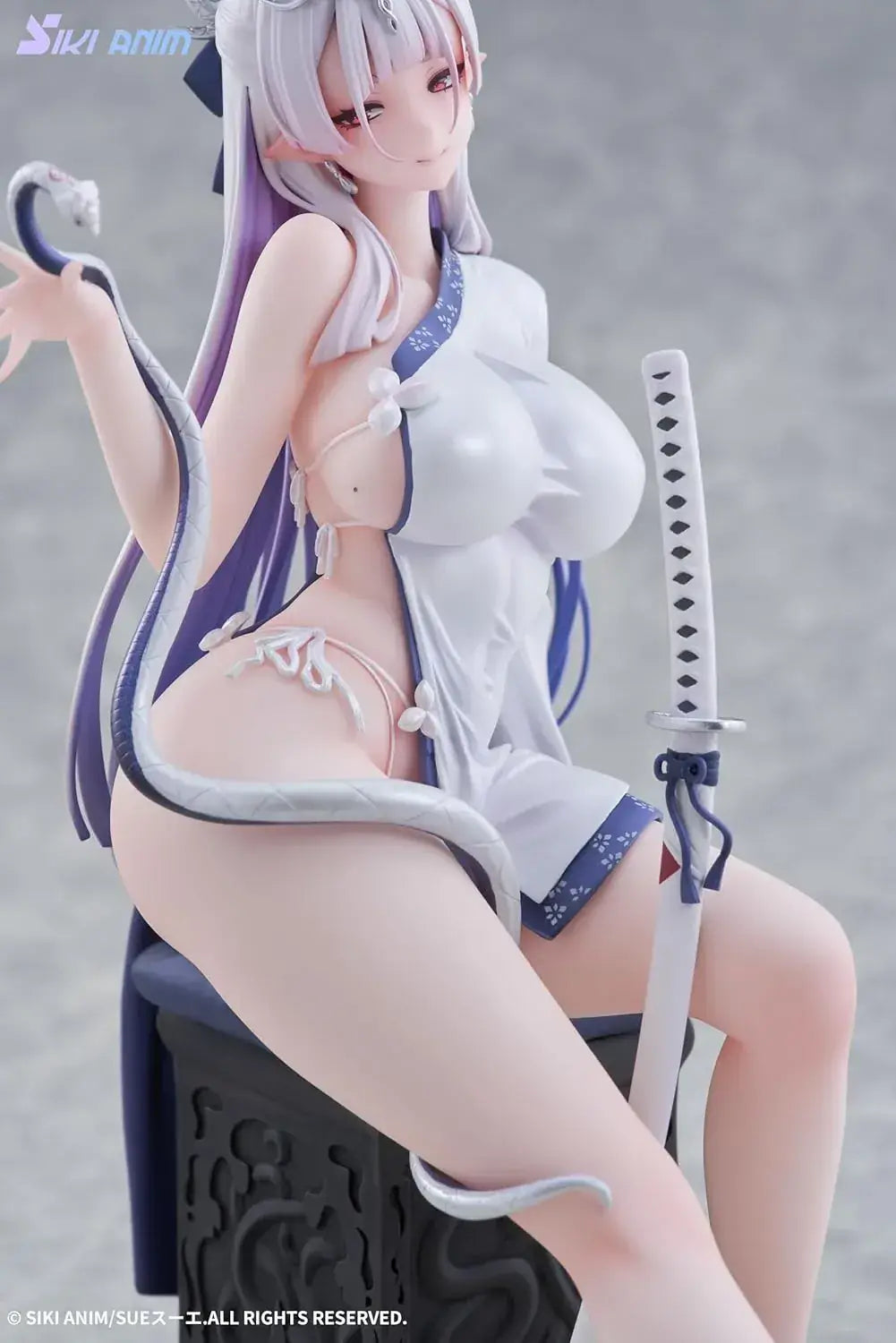 Siki Anim Blue & White Snake 1/7 Scale PVC ABS Pre-painted Figure