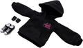 Snail Shell Devils Whisper Printed Hoodie Set Black 1/10-1/12