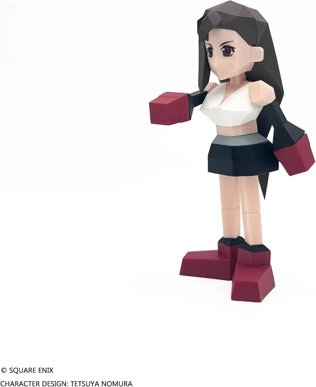 Square Enix FINAL FANTASY VII Tifa Sofubi Figure Polygon 14 cm