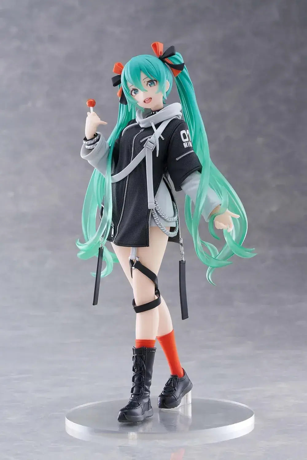 Taito Hatsune Miku Fashion Punk Figure with Glossy Display Stand