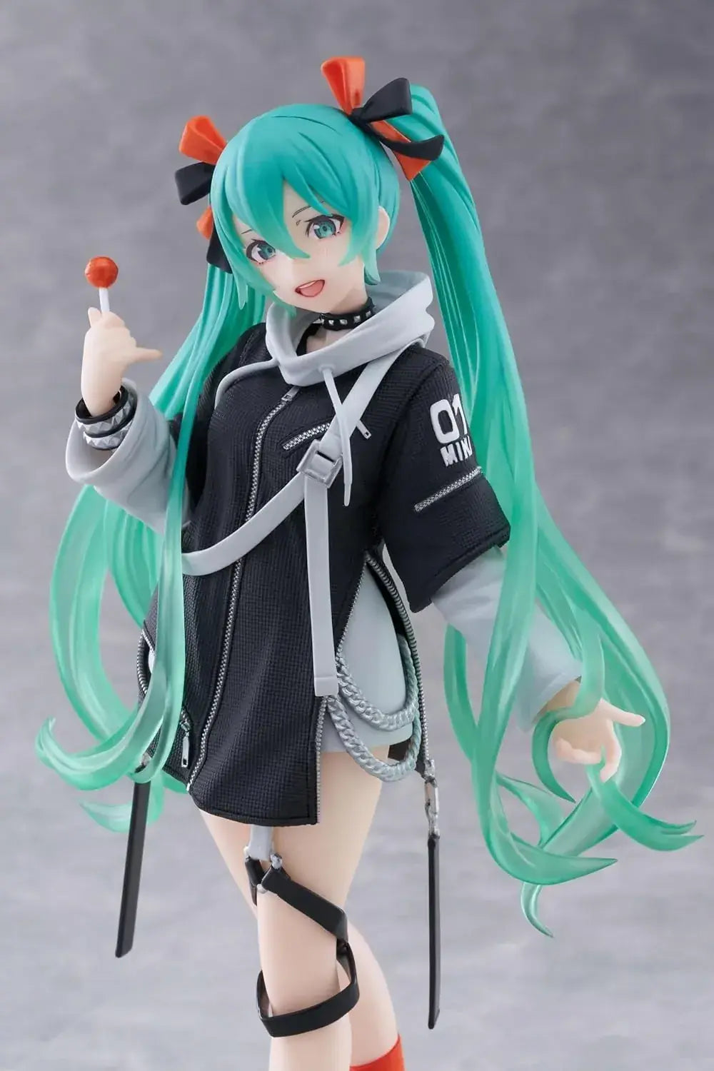Taito Hatsune Miku Fashion Punk Figure with Glossy Display Stand
