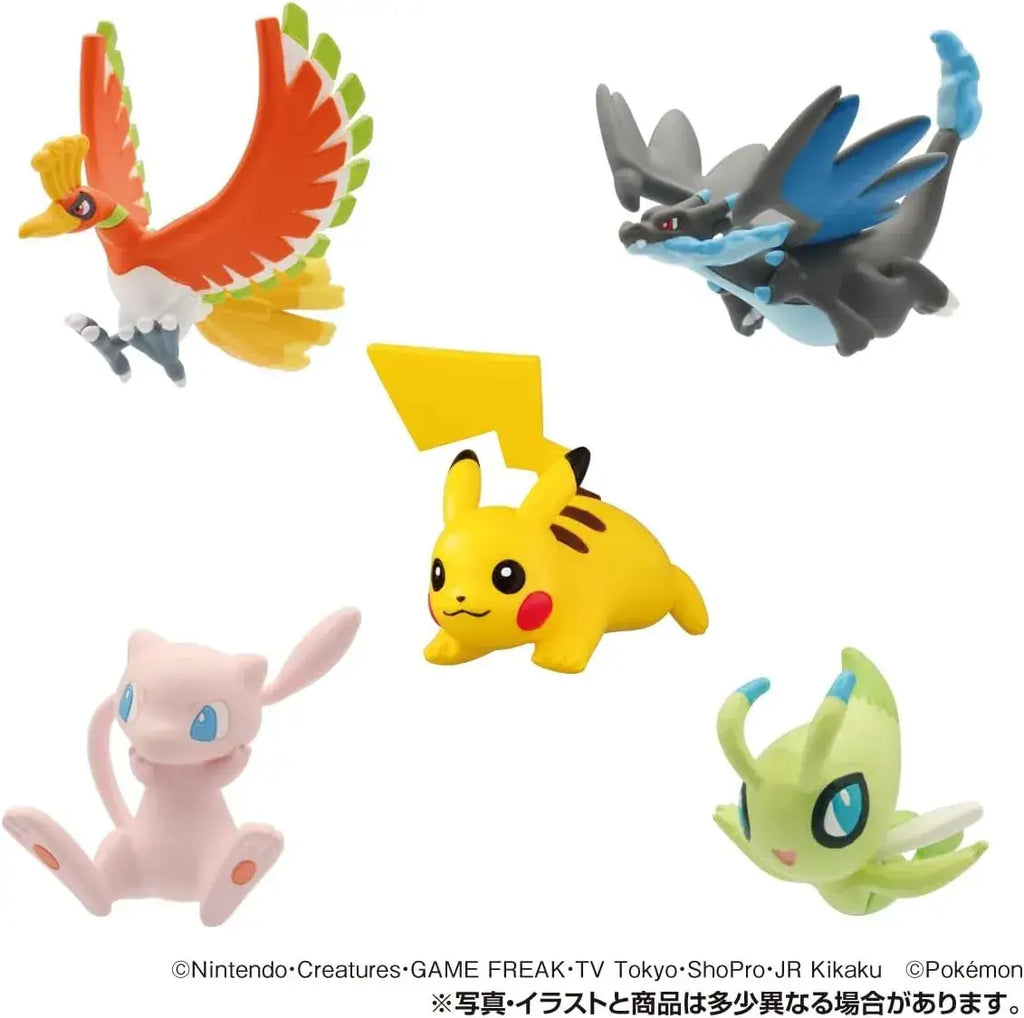Takara Tomy Arts Pokémon Figure Lemon Gum Collectibles Set 10