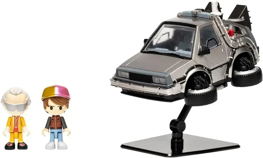 Takara Tomy Back to the Future Time Machine Figure Toy Display