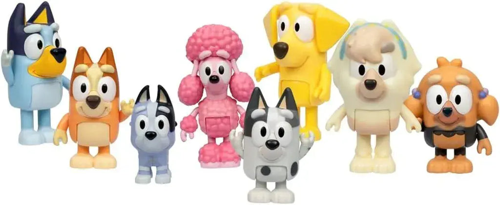 Takara Tomy Blue Friends DX Figure Set, 8 Poseable Characters