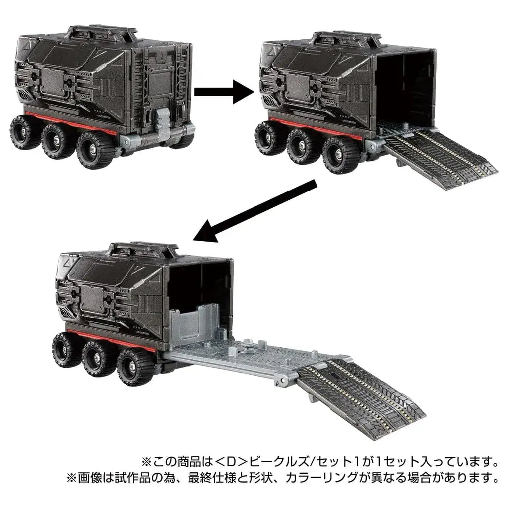 Takara Tomy Diaclone D Vehicles Set 1 Figure Collection Display