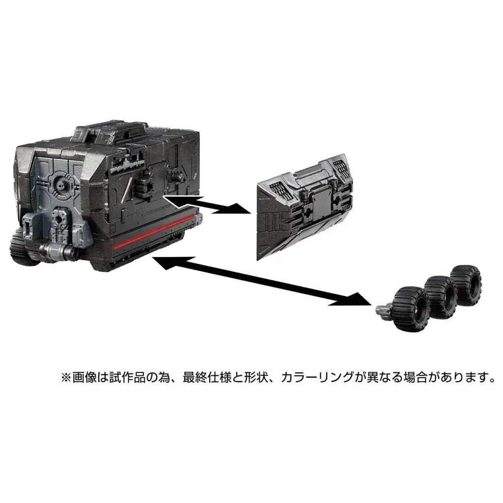 Takara Tomy Diaclone D Vehicles Set 1 Figure Collection Display