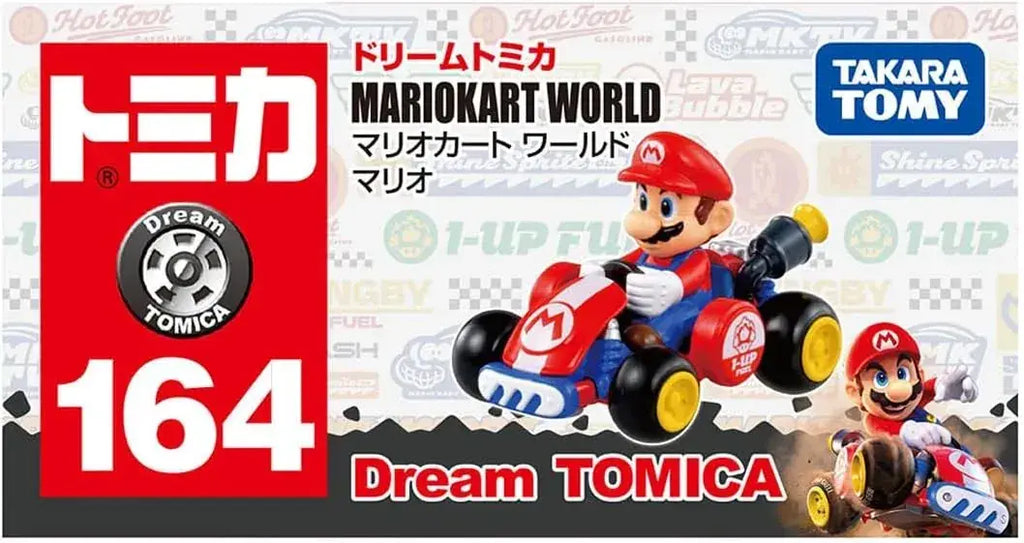 Takara Tomy Dream Tomica Mario Kart World Mario Mini Car Metal