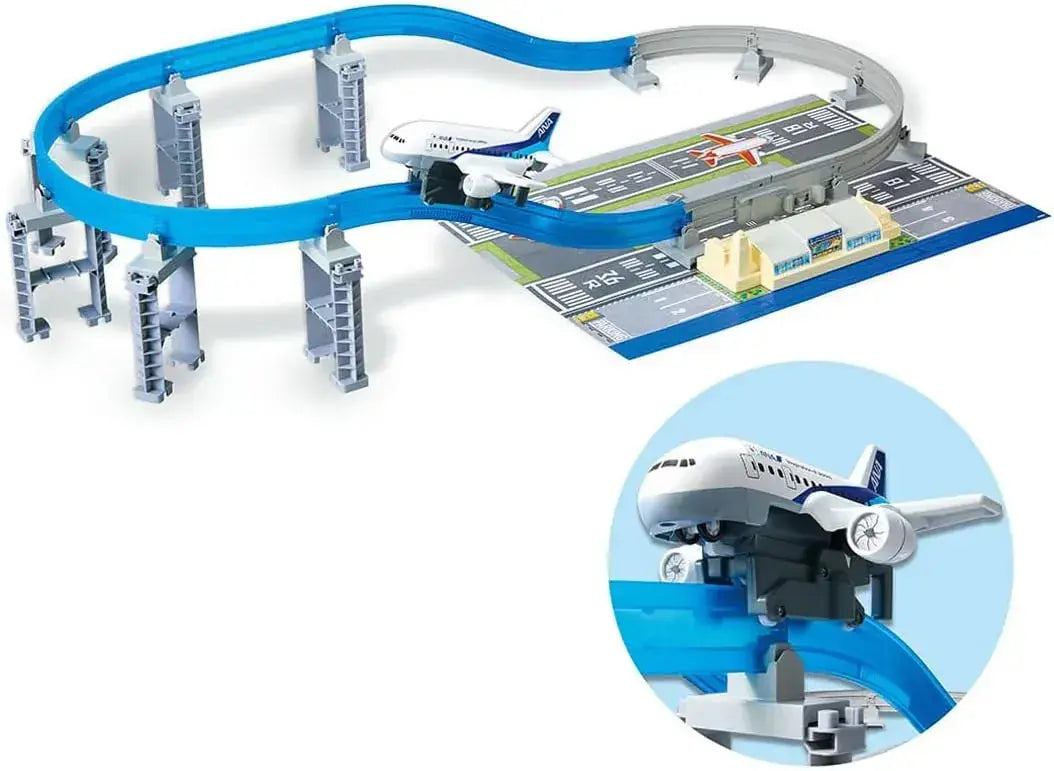 Takara Tomy Plarail ANA Airplane Set Toy with Rail Pieces, 3+