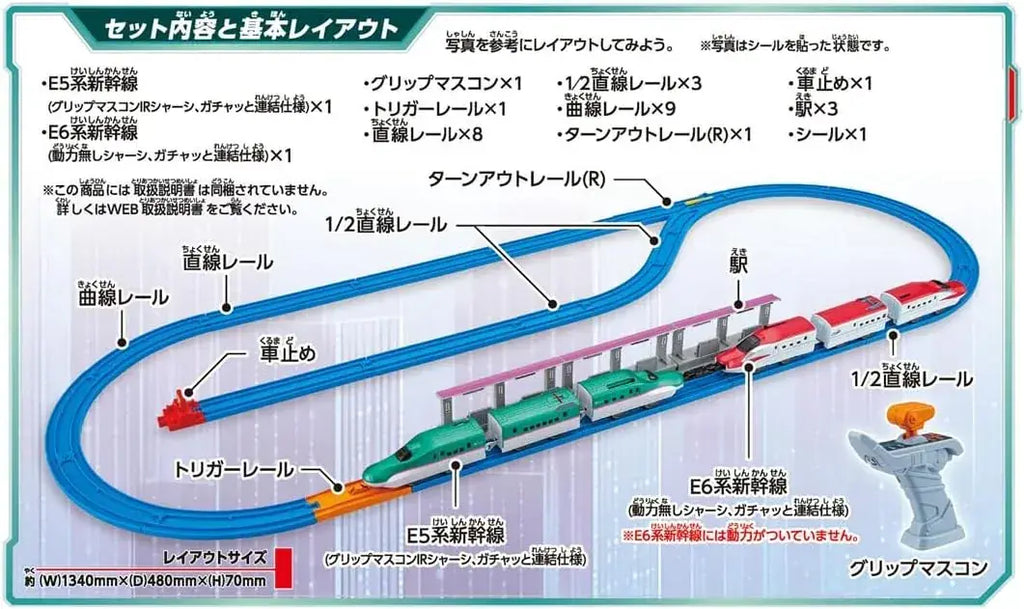 Takara Tomy Plarail Grip Controller Train Toy Set, 3+ Years