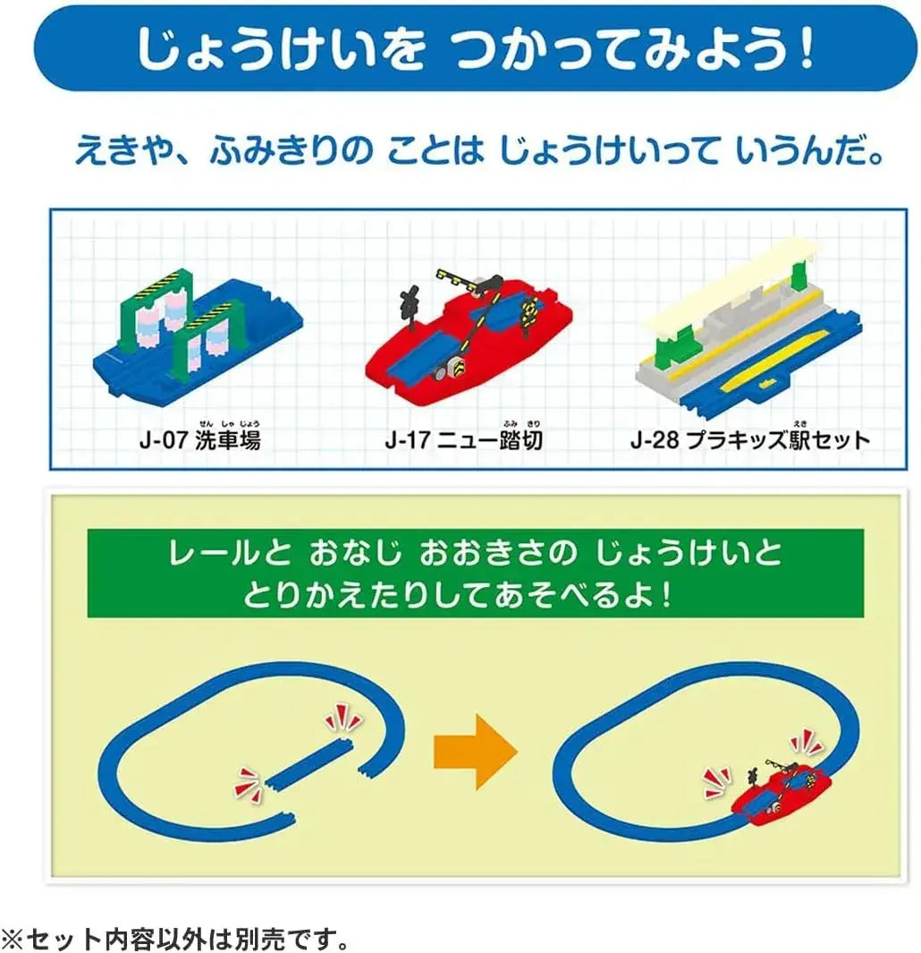 Takara Tomy Plarail Rinkai Line Blue Train Toy 3-Car Electric