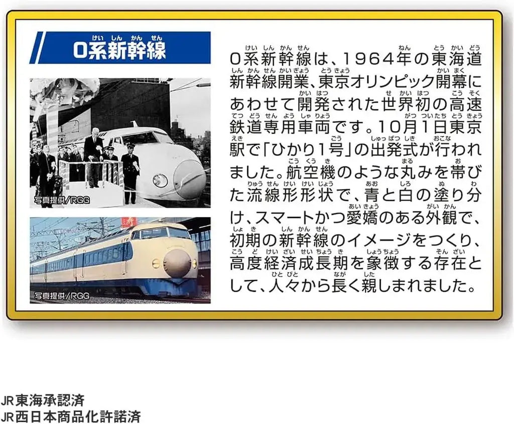 Takara Tomy Plarail Shinkansen Hikari 60th Anniversary Ticket Set