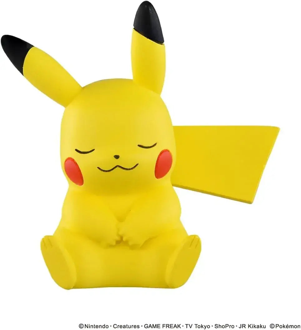 Takara Tomy Pokemon Moncolle Sleeping Pikachu Figure 4cm Toy