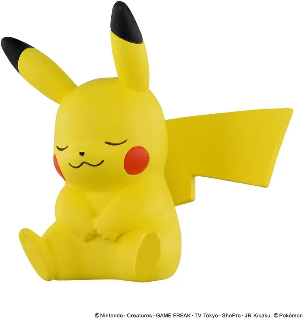 Takara Tomy Pokemon Moncolle Sleeping Pikachu Figure 4cm Toy
