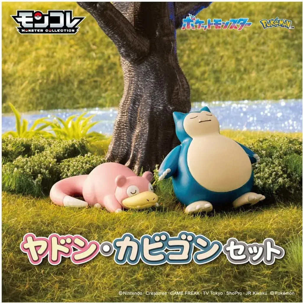 Takara Tomy Pokemon Moncolle Yadon Snorlax PVC Figure Set Japan