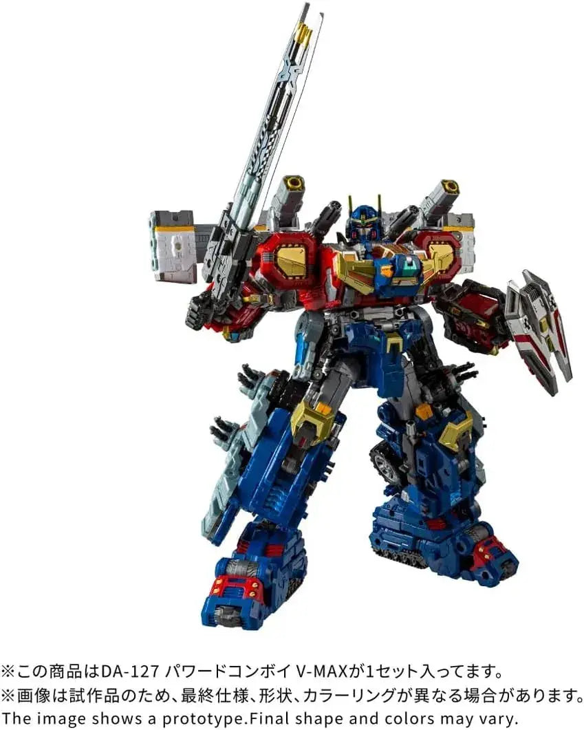 Takara Tomy T SPARK Diaclone DA127 Powered Convoy VMAX Figure Set