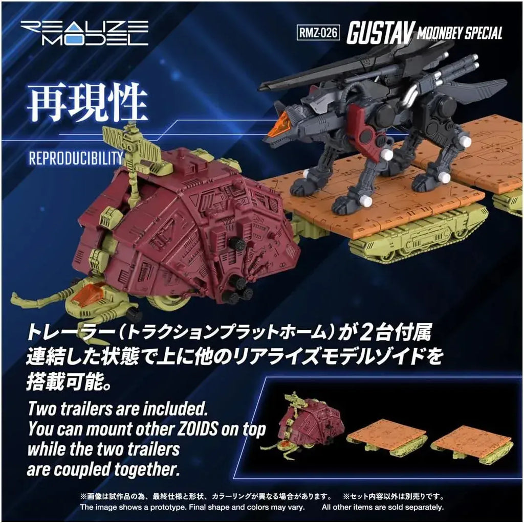 Takara Tomy SPARK ZOIDS Gustav Moonbay 1/100 Adjusting Figure
