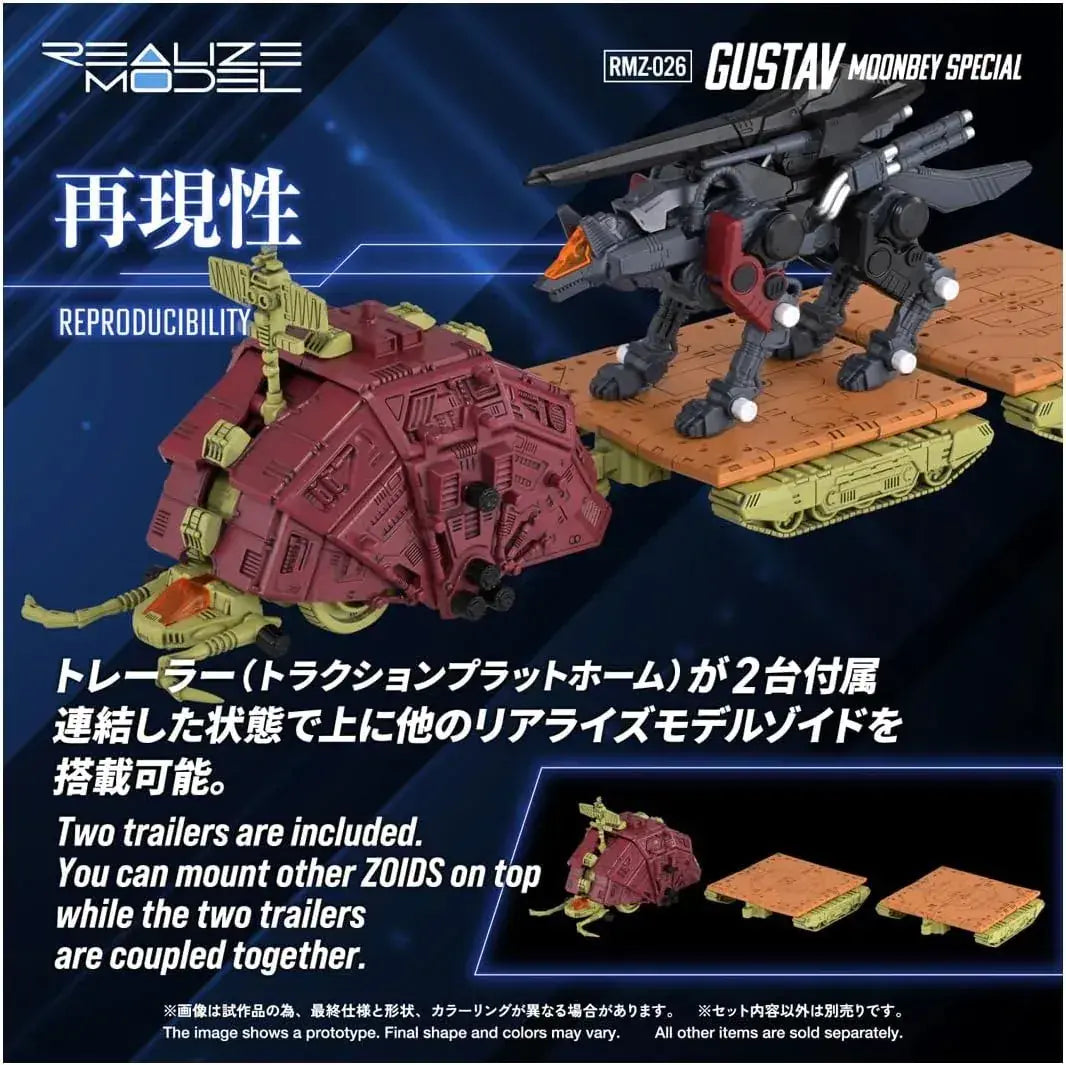 Takara Tomy SPARK ZOIDS Gustav Moonbay 1/100 Adjusting Figure