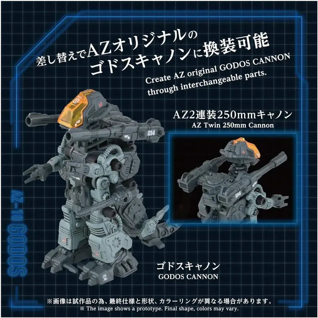 Takara Tomy Spark Zoids AZ 18 Godos Figure Model Kit Storage