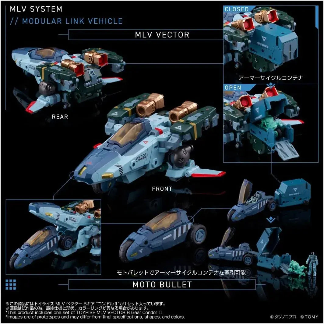 Takara Tomy Toyrise MLV Vector B Gear Condor II Mecha Figure