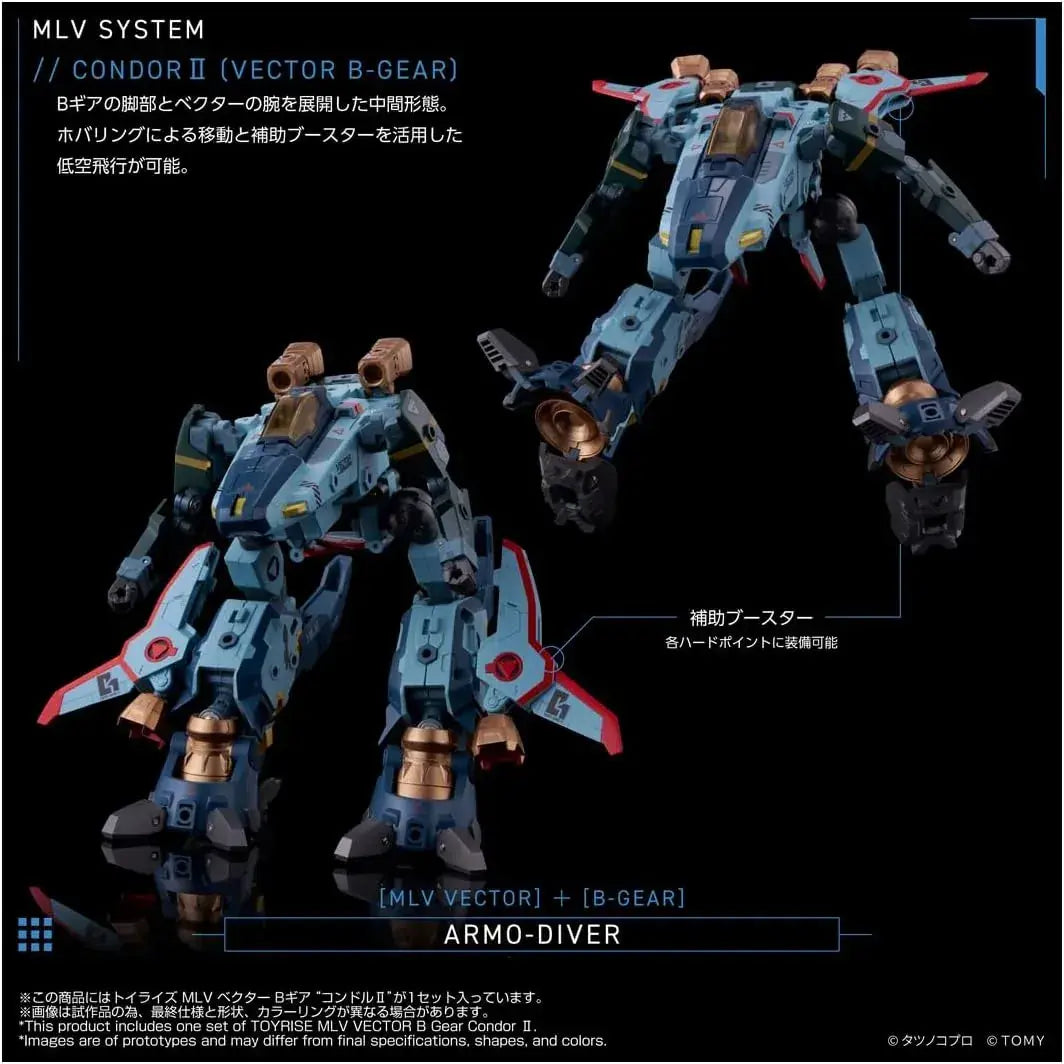 Takara Tomy Toyrise MLV Vector B Gear Condor II Mecha Figure