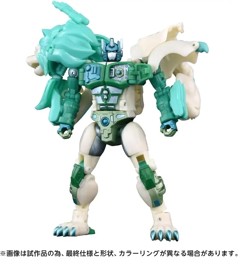 Takara Tomy Transformers Ryo Convoy Green Lion Figure, 2 Modes