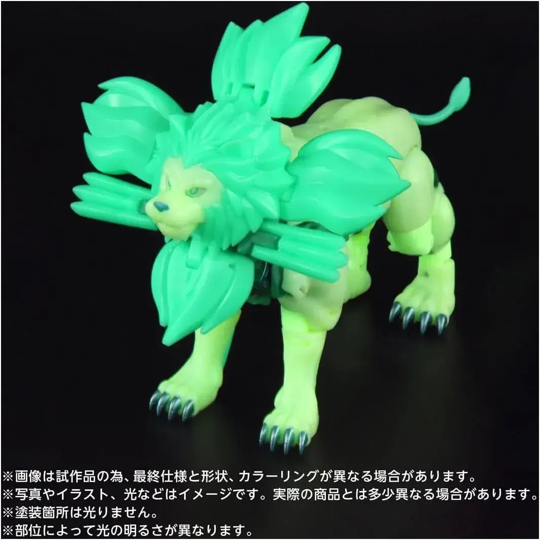 Takara Tomy Transformers Ryo Convoy Green Lion Figure, 2 Modes