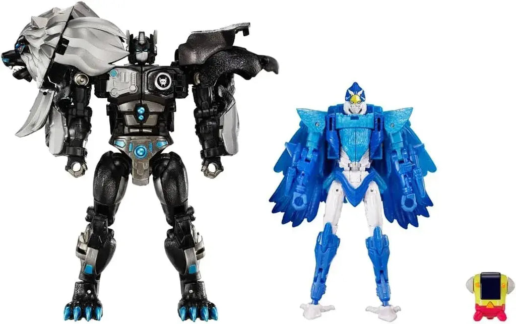 Takara Tomy Transformers SPARK NL 09 Dark Amber Leo Prime Figure Set