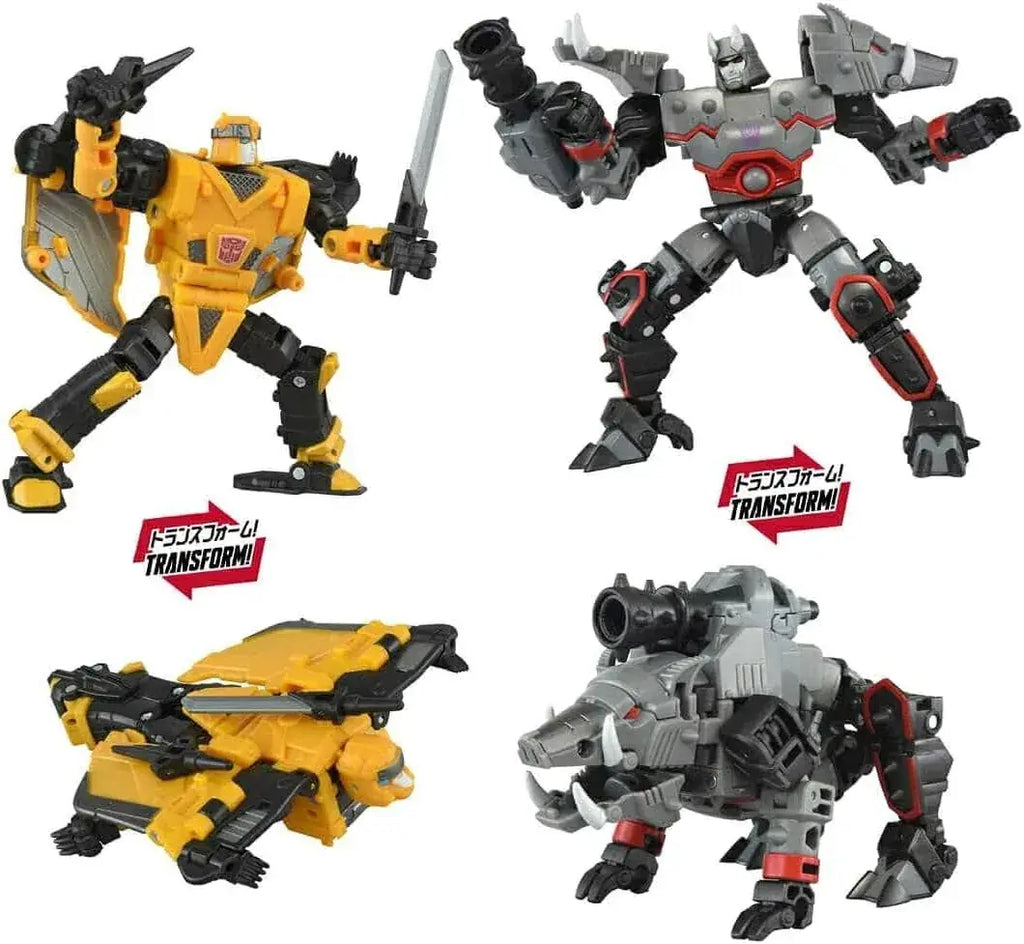 Takara Tomy Transformers Timeline Bumblebee & Megatron Figure Set