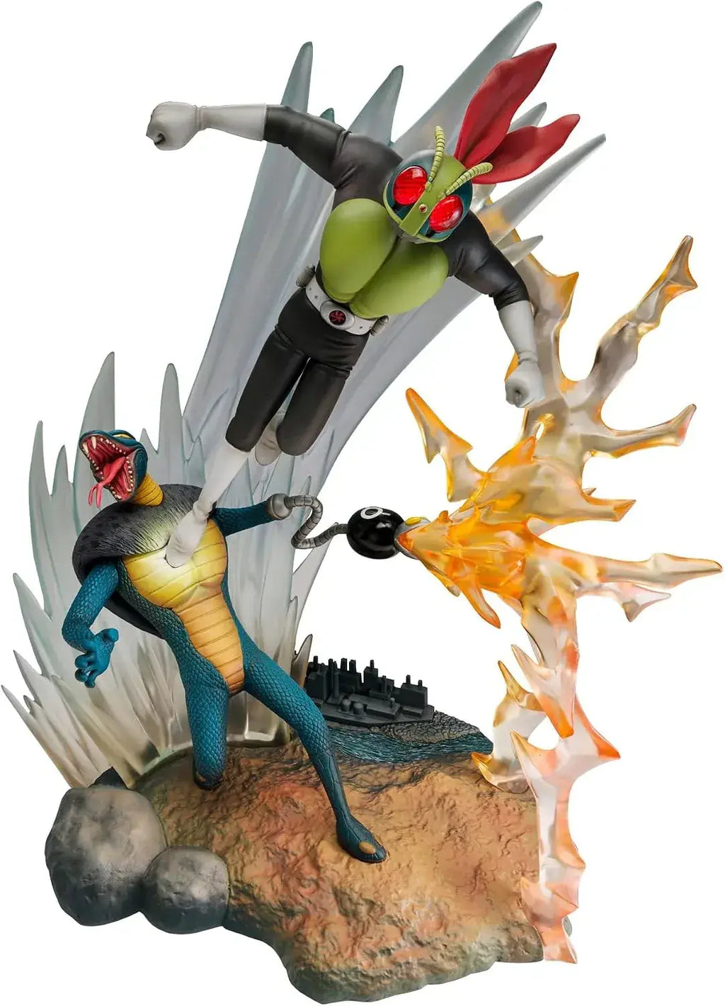 Tamashii Nations Figuarts Zero Kamen Rider Figure Cobra Man 30cm