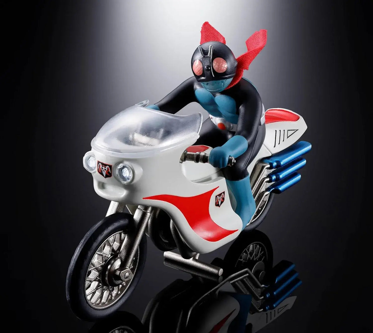 Tamashii Nations Popinica Cyclone Die Cast Figure - Kamen Rider