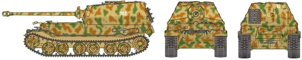 Tamiya German Elephant 1/48 Heavy Tank Plastic Model Assembly Kit
