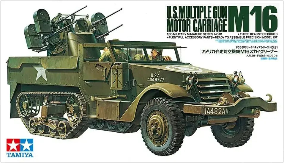 Tamiya M16 Sky Cleaner 1/35 Military Model Kit for Painting