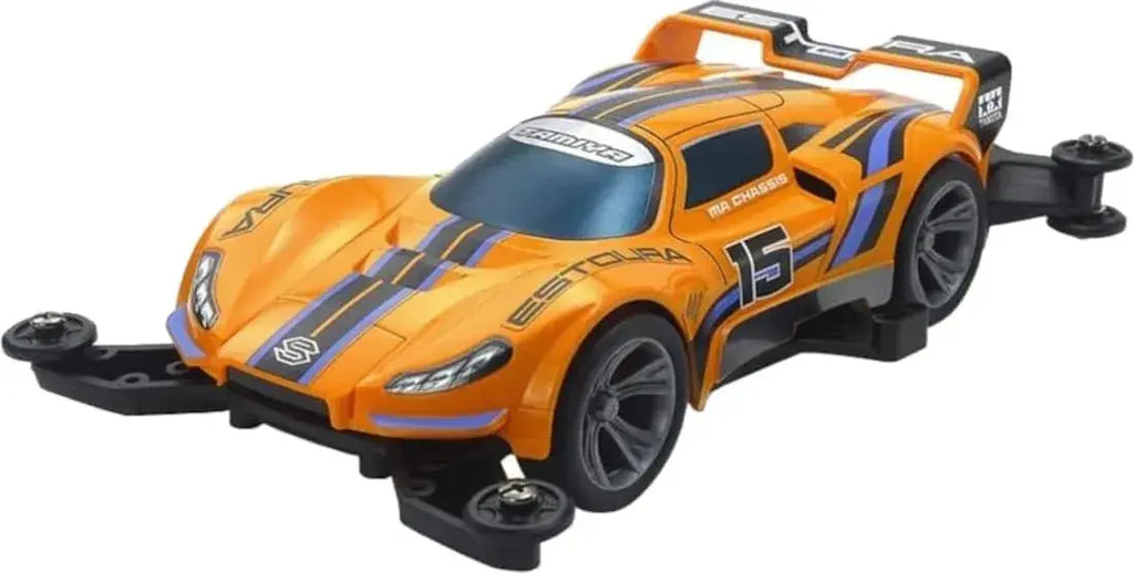 Tamiya Mini 4WD Estera MA Chassis Orange Racing Car Assembly Kit