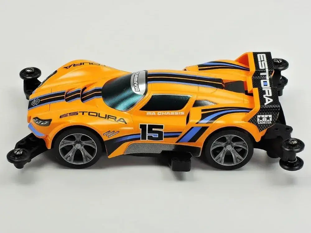 Tamiya Mini 4WD Estera MA Chassis Orange Racing Car Assembly Kit