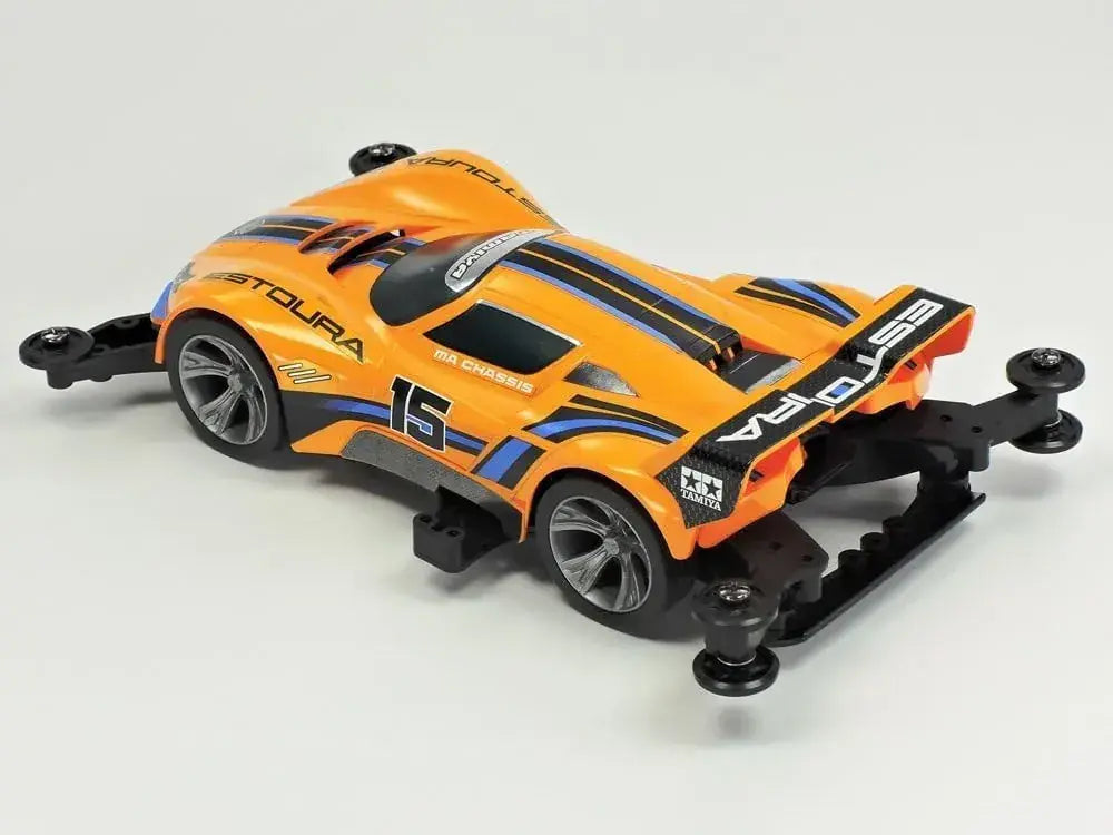 Tamiya Mini 4WD Estera MA Chassis Orange Racing Car Assembly Kit