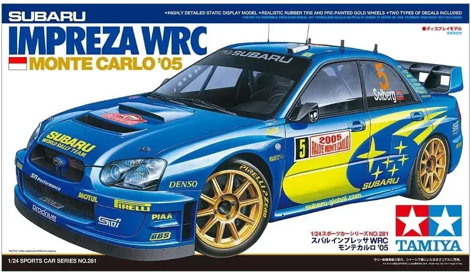 Tamiya Subaru Impreza WRC Monte Carlo 2005 1/24 Scale Model Kit