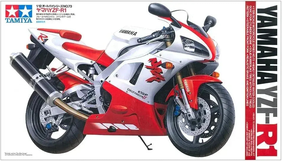 Tamiya Yamaha YZF-R1 1/12 Scale Motorcycle Plastic Model Kit