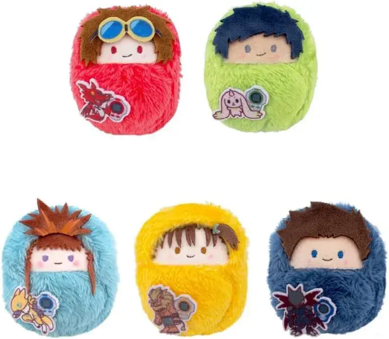 Tapioca Digimon Tamers Kurumita Pinui Figure 5-Piece Box Set